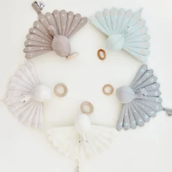 Music Mobile, Peacock - OCS Creme White 10 Music Mobile, Peacock - OCS Creme White -Baby Supply Store 1012B 17 02