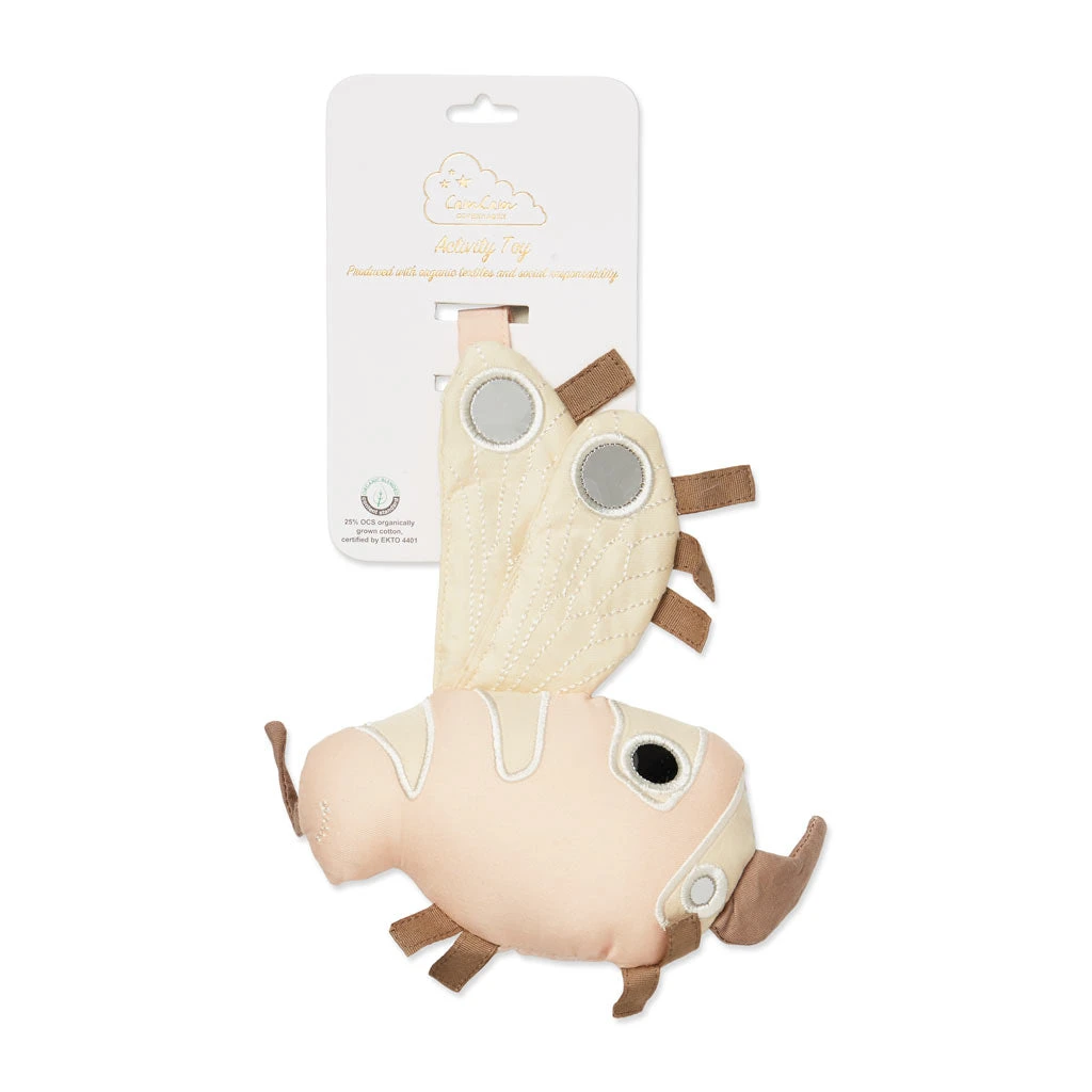 Activity Toy, Bumble Bee - OCS Coral 5 Activity Toy, Bumble Bee - OCS Coral - Image 3