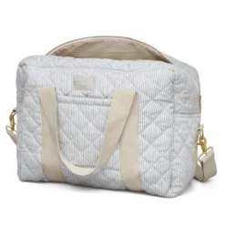 Changing Bag W/pram Straps, Large - OCS - Classic Stripes Blue