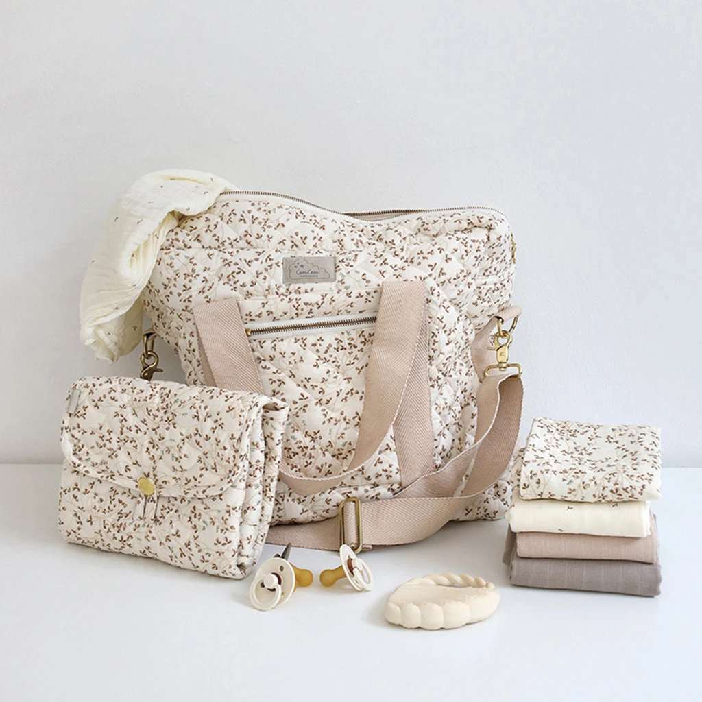 Changing Mat, Quilted - OCS Lierre/Almond 4 Changing Mat, Quilted - OCS Lierre/Almond - Image 2