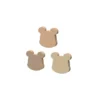 Wooden Bear Hooks, 3-pack - FSC 100% -Baby Supply Store 1509 Wooden Bear Hooks 54 Earth Mix 03915b08 339c 474d a275 02185c03f07a