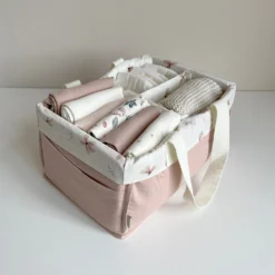 Diaper Caddy - OCS - Windflower Creme -Baby Supply Store 1658 DiaperCaddy Windflower low
