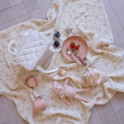 Muslin Cloth, Printed, 2-pack - GOTS Ashley -Baby Supply Store 1710 FlowerPlates 108 CoralMix 11 cee761ec 304b 44be 9567 2c06347832ea