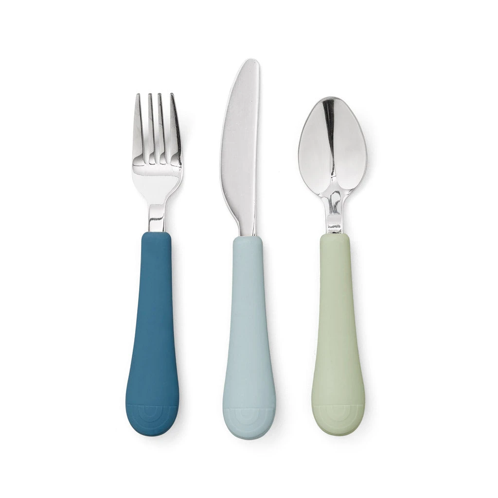 Rainbow Kids Cutlery Set - Ocean Mix 2 Rainbow Kids Cutlery Set - Ocean Mix