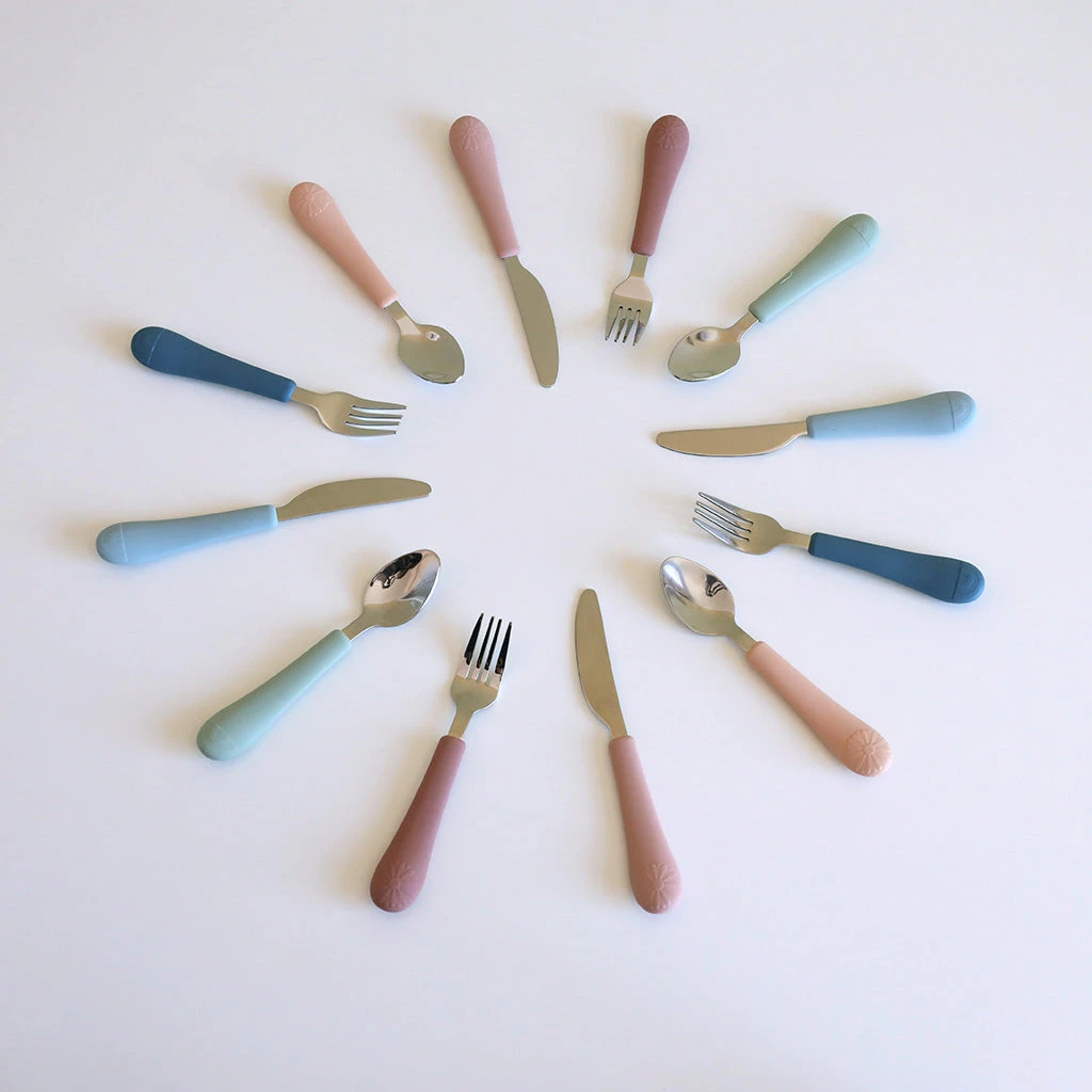 Rainbow Kids Cutlery Set - Ocean Mix 6 Rainbow Kids Cutlery Set - Ocean Mix - Image 5