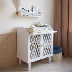 Harlequin Changing Table, FSC Mix - White -Baby Supply Store 2001C Harlequin Changing Table 23 White 11