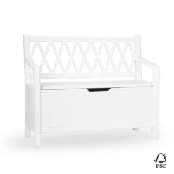 Harlequin Kids Storage Bench - FSC Mix - White