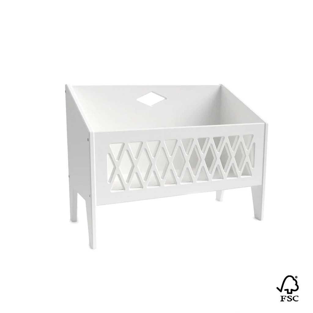 Harlequin Book Bench, FSC Mix - White 3 Harlequin Book Bench, FSC Mix - White
