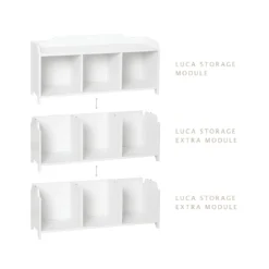 Luca Storage Module, FSC Mix - White -Baby Supply Store 2030 LucaStorageModule info COM