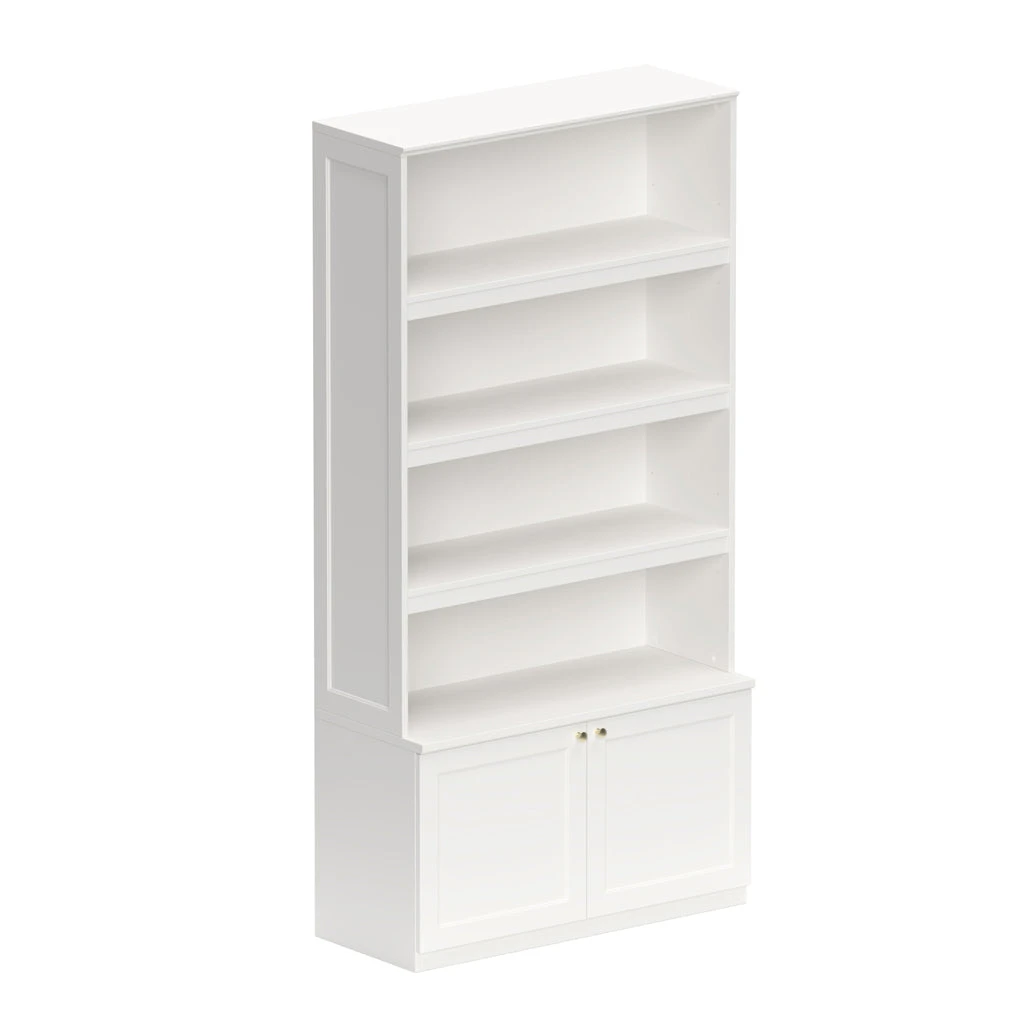 Large Shelving Units - FSC Mix - White 3 Large Shelving Units - FSC Mix - White