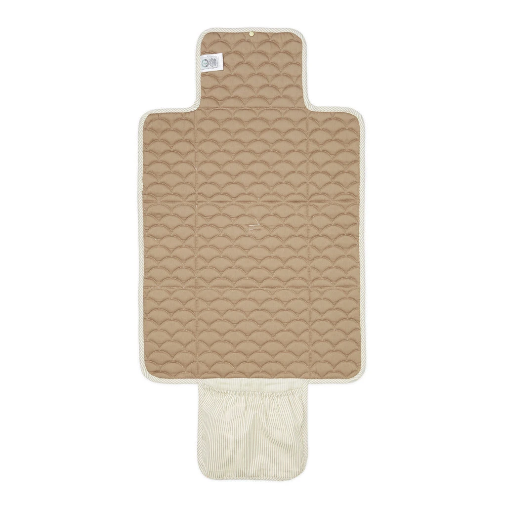 Changing Mat, Quilted - OCS Classic Stripes Camel 4 Changing Mat, Quilted - OCS Classic Stripes Camel - Image 2