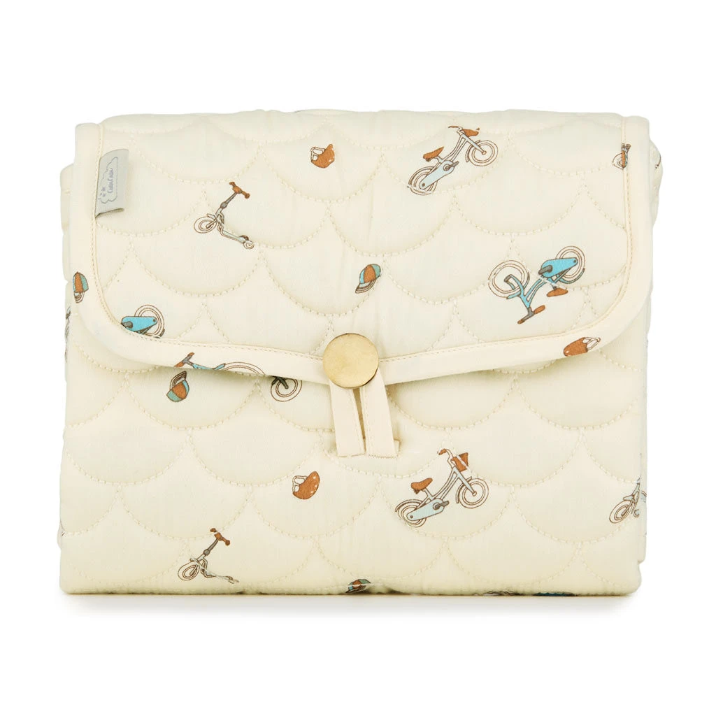 Changing Mat, Quilted - OCS - Bicycles 3 Changing Mat, Quilted - OCS - Bicycles