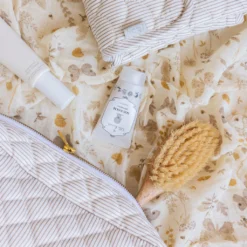 Toiletry Bag - OCS Classic Stripes Camel/ Camel -Baby Supply Store 301 Quilted Changing Mat P88 Classic Stripes Camel