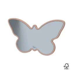 Mirror, Butterfly -FSC 100% - Dusty Rose