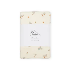 Sheet, Fitted, 70x140x15cm - GOTS - Bicycles