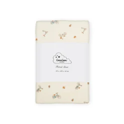 Sheet, Fitted, 60x120x15cm - GOTS - Bicycles