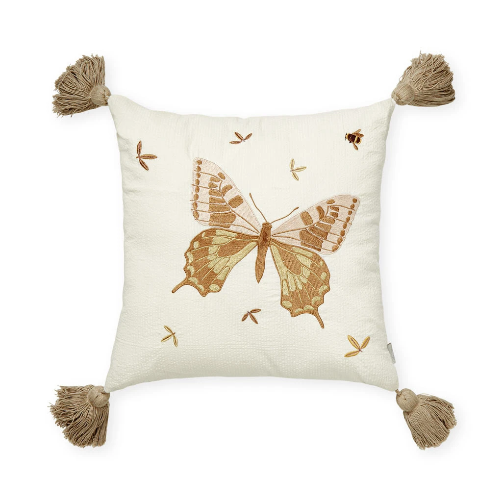 Embroidered Cushion - OCS - Butterfly 3 Embroidered Cushion - OCS - Butterfly