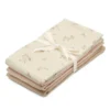 Muslin Cloth, 3-pack - GOTS Mix Ashley, Coral, Latte -Baby Supply Store 503 MuslinCloth P86 Ashley