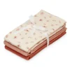 Muslin Cloth, 3-pack - GOTS Mix - Berries -Baby Supply Store 503 Muslin Cloth 3 pack P90 Mix Berries