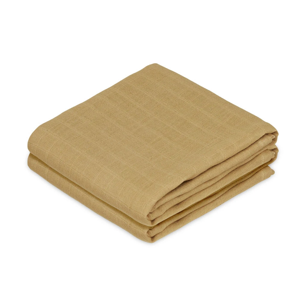 Muslin Cloth, 2-pack - GOTS - Honey 3 Muslin Cloth, 2-pack - GOTS - Honey