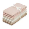 Muslin Cloth, 8-pack - GOTS Rose Mix -Baby Supply Store 508 MuslinCloth 33 RoseMix