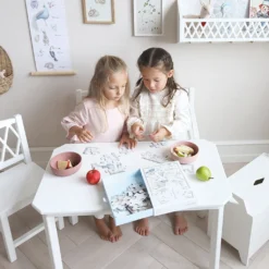 Harlequin Kids Table - White -Baby Supply Store 51