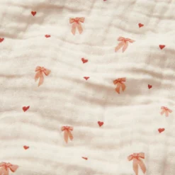 Muslin Baby Blanket - GOTS - Bows 10 Muslin Baby Blanket - GOTS - Bows -Baby Supply Store 5712805139834 1