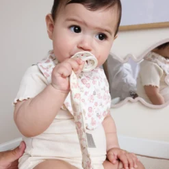 Embroidered Pacifier Holder - GOTS - Augusta -Baby Supply Store 5712805144555 11