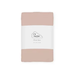 Sheet, Fitted, 70x140x15cm - GOTS - Dusty Rose