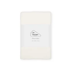 Sheet, Fitted, 90x200x15cm - GOTS - Off White