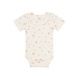 Short Sleeved Body Olivia - GOTS - Bows