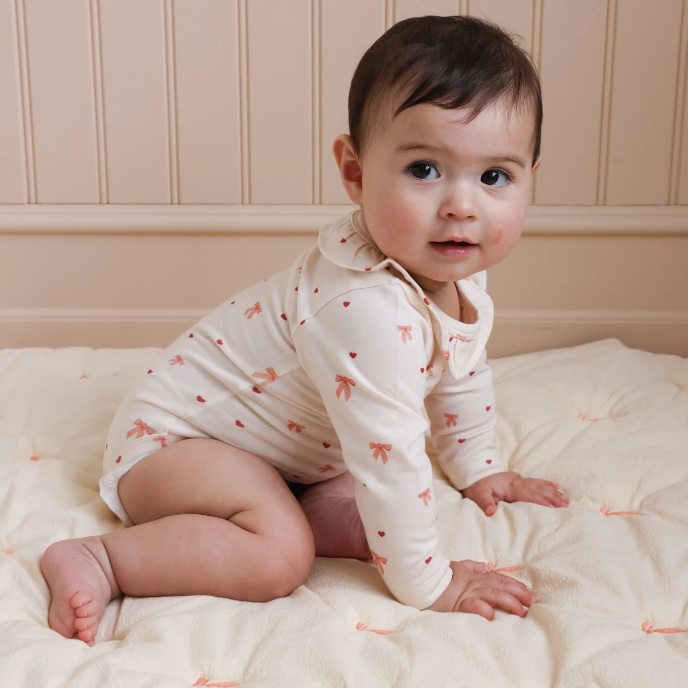 Long Sleeved Body Holly - GOTS - Bows 4 Long Sleeved Body Holly - GOTS - Bows - Image 2