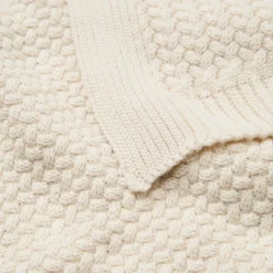 Harper Baby Knit Throw - GOTS - Off White 10 Harper Baby Knit Throw - GOTS - Off White -Baby Supply Store 616 Harper Knit Blanket 21 Off White 01