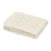 Pointelle Baby Knit Throw - GOTS - Off White -Baby Supply Store 617 Pointelle Knit Blanket 21 Off White