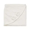 Towel, Baby, Hooded W/ Ears - GOTS Off-White