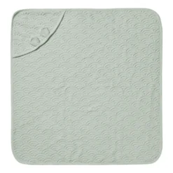 Towel, Baby, Hooded W/ Ears - GOTS Dusty Green -Baby Supply Store 633 BABYTOWELEARS 83 DUSTYGREEN 2