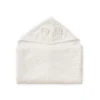 Towel, Junior, Hooded W/ Ears - GOTS Off-White