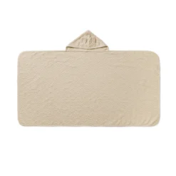 Towel, Junior, Hooded W/ Ears - GOTS Almond -Baby Supply Store 634 JuniorTowelEars 95 Almond 2