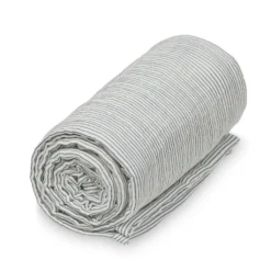 Baby Supply Store 27 Muslin Baby Blanket - GOTS Classic Stripes Blue
