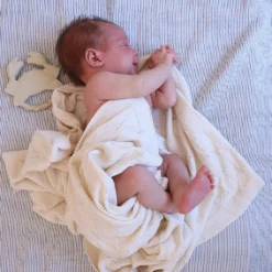 Muslin Baby Blanket - GOTS Classic Stripes Blue -Baby Supply Store 671 MuslinBabyBlanket P85 ClassicStripesBlue 14 85bad816 73b6 423f beda 7ad4be3f8c43