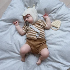 Soft Blanket - OCS Classic Stripes Blue -Baby Supply Store 672 SoftBlanket P85 ClassicStripesBluea 11