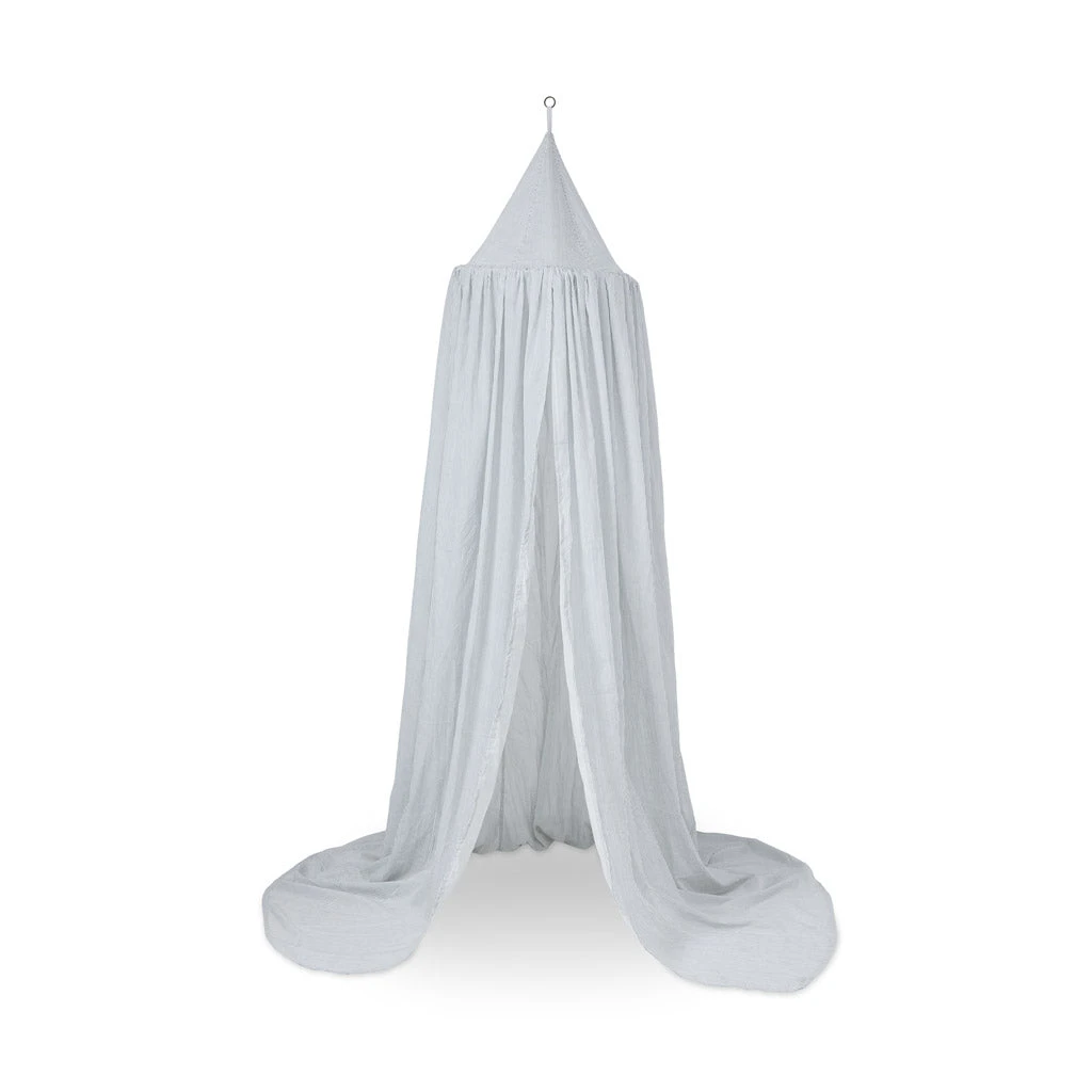 Bed Canopy - GOTS Classic Stripes Blue 3 Bed Canopy - GOTS Classic Stripes Blue