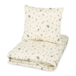 Bedding Set, Single, 140x200cm - GOTS Sea Garden