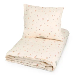 Bedding Set, Single, 140x200cm - GOTS - Bows