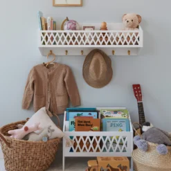 Harlequin Shelf With Hooks, FSC Mix - White -Baby Supply Store aw21 1080x108039 scaled