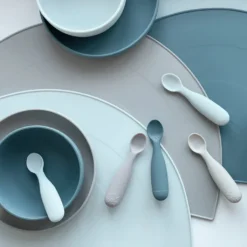 Rainbow Plates, 2-pack - Blue Mix -Baby Supply Store dinnerware rainbow 2 1x1 20 2